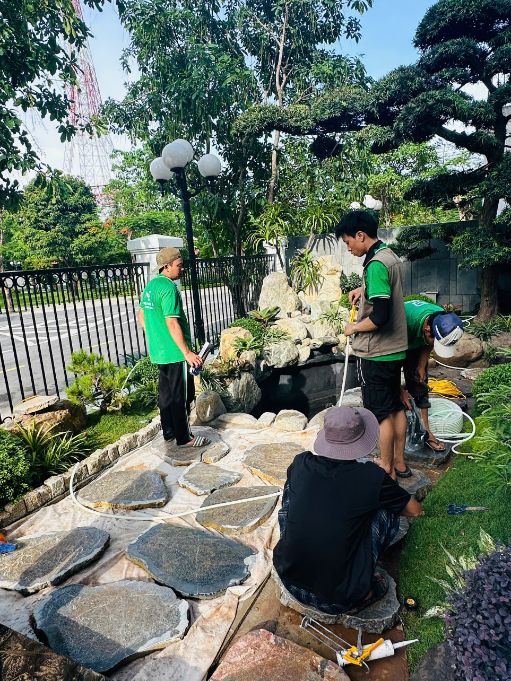 Hình ảnh thi công nhà anh Mạnh, Chị Lan bên Vinhomes Tây Mỗ